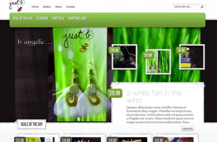 Just B Jewelry Store Ecommerce